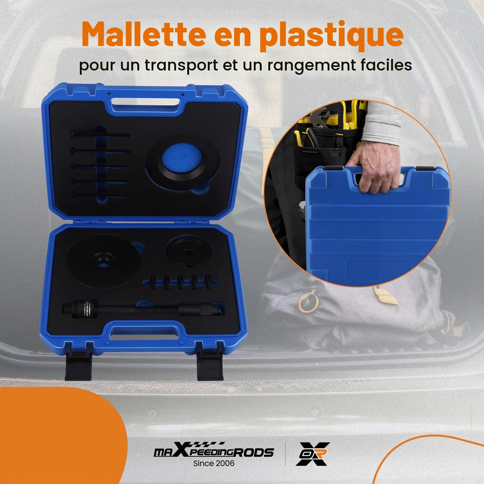 maXpeedingrods Outil de roulement de roue Transporter pour Citroën, pour Opel, pour Peugeot, pour Toyota 9819074780 SU001A6528 FAG: 713 6506 80, SKF: VKBA 7120 J-0562