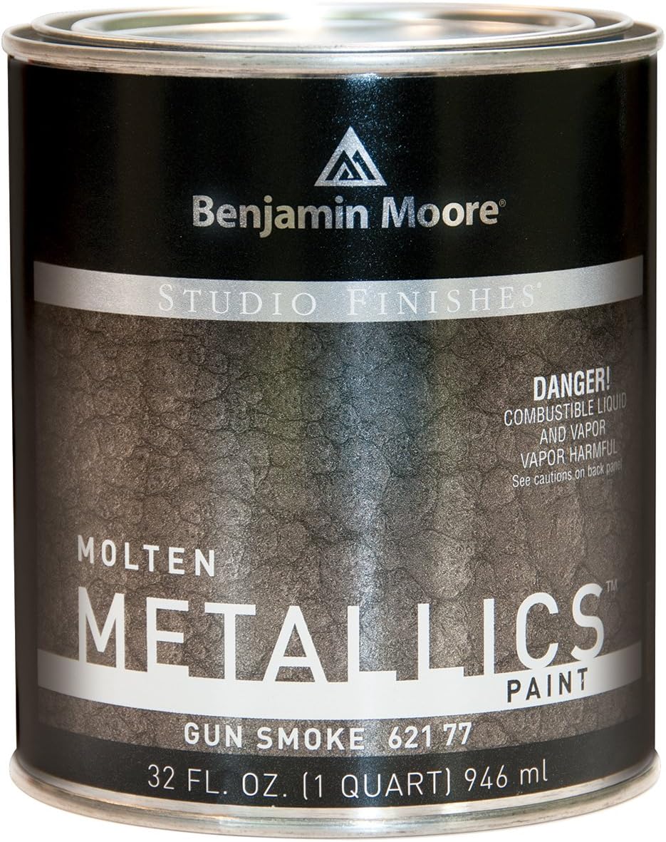 Studio Finishes Molten Metallics - Quart (Gun Smoke)