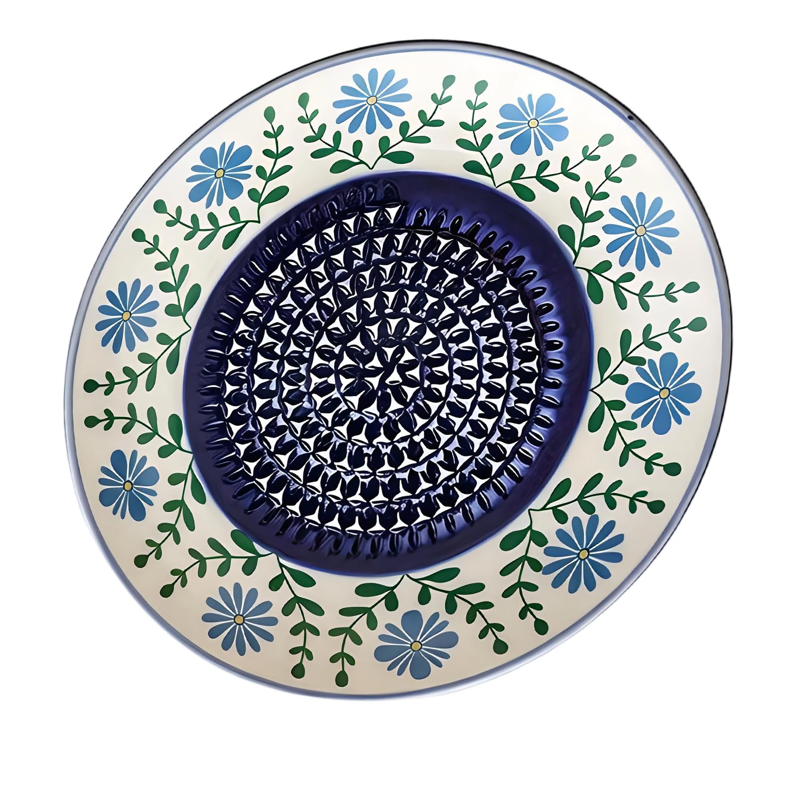 Tsophreniq Ceramic Garlic and Gingers Crusher Plate with Embossed Design Fruit Masher Grinder Grater for Easy Kitchen Tasks Garlic Grater Plate