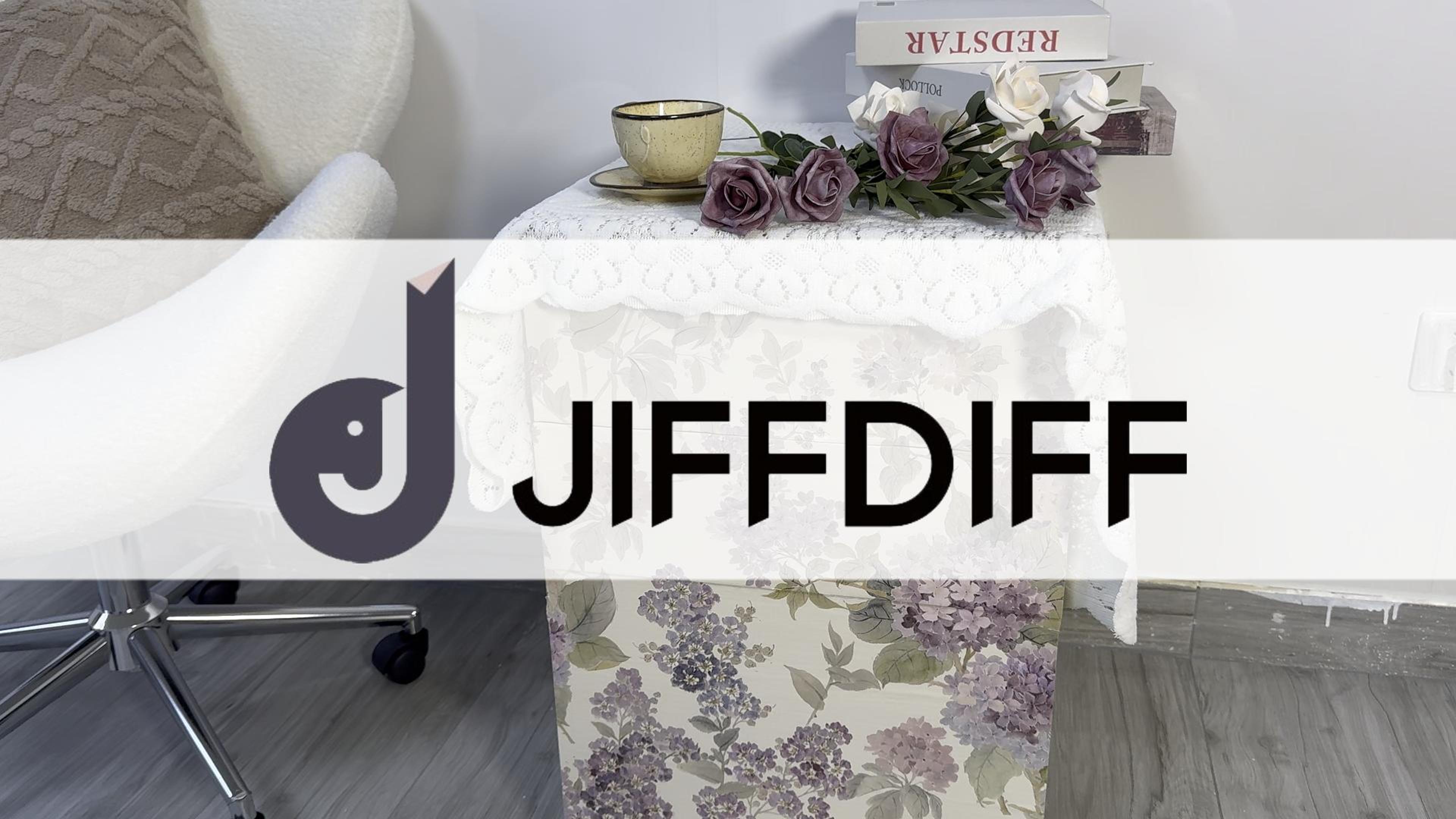 JiffDiff Floral Wallpaper Peel And Stick Modern, Purple Lilac - View #11
