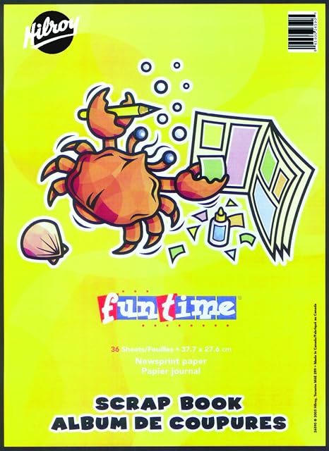 Hilroy Funtime 26590 Livre d'emballage, 15x11-Inch, Feuilles de papier journal, 36-Sheet