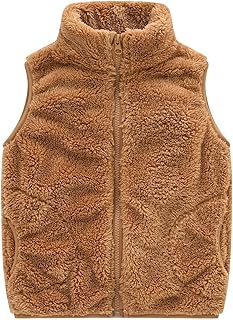 Toddler Solid Color Sleeveless Collar Facecloth Fall and Winter Undershirt Undershirt with 2t Lightweight Puffy