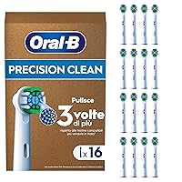 Oral-B Testine Di Ricambio per Spazzolino Elettrico Oral B, 16 Testine Oral B Pro