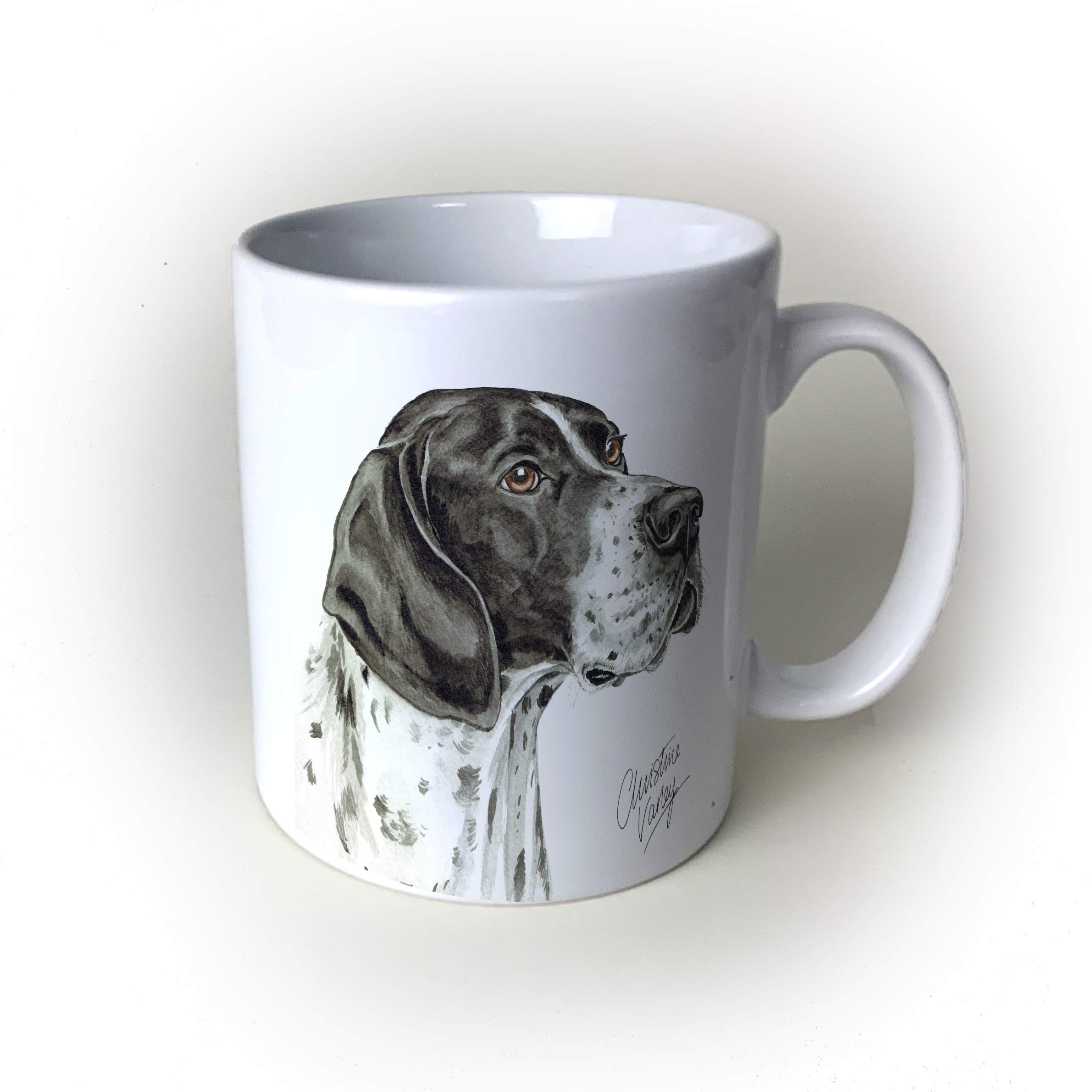 WaggyDogz English Pointer Dog Ceramic Mug (CMG-251)