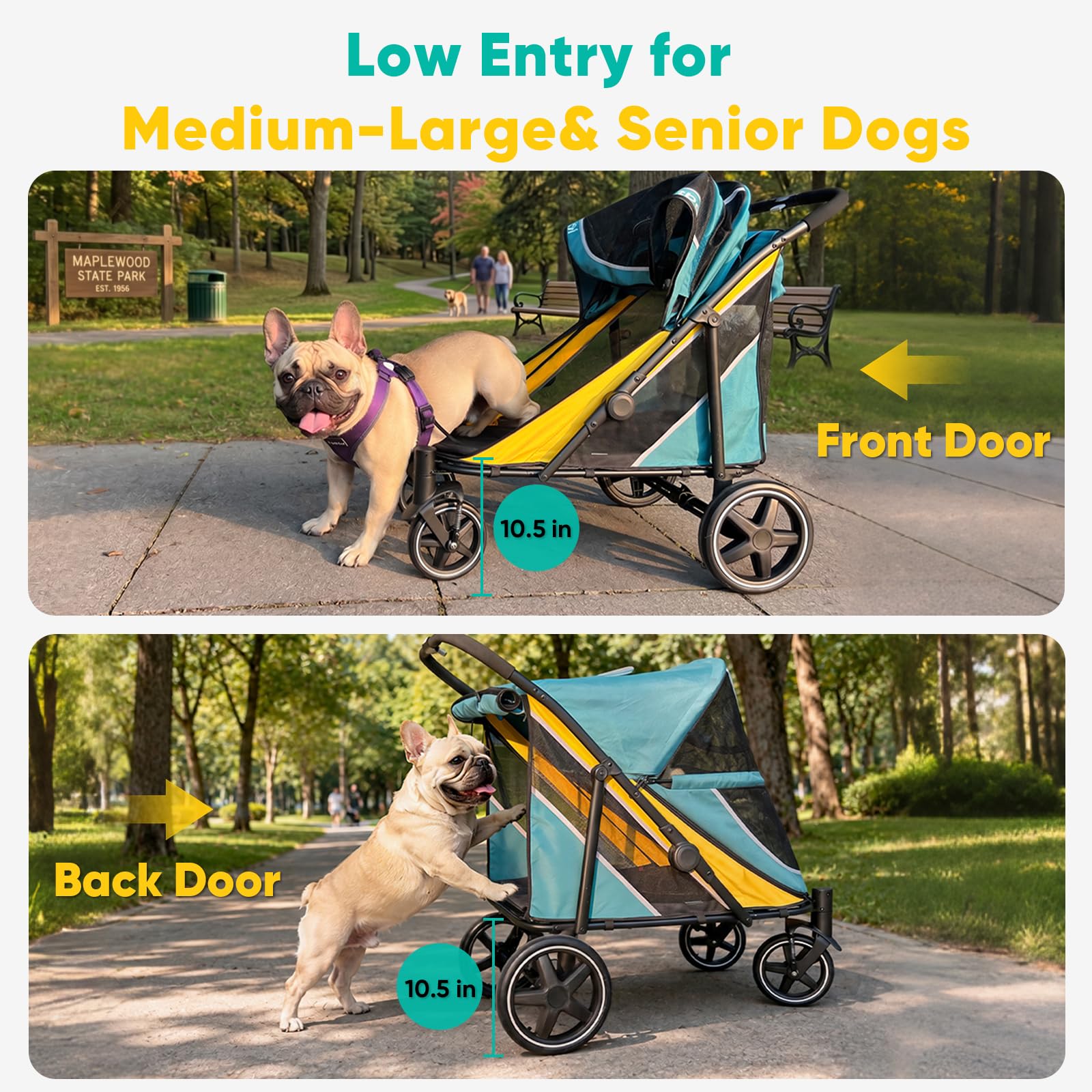 Petbobi ペットベビーカー 中型から大型犬用 Amazon.co.jp: Petbobi 犬用ベビーカー 大型&中型犬用 - 簡単