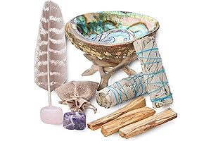 Sage, Palo Santo Smudging Home Cleansing Kit for Negative Energy