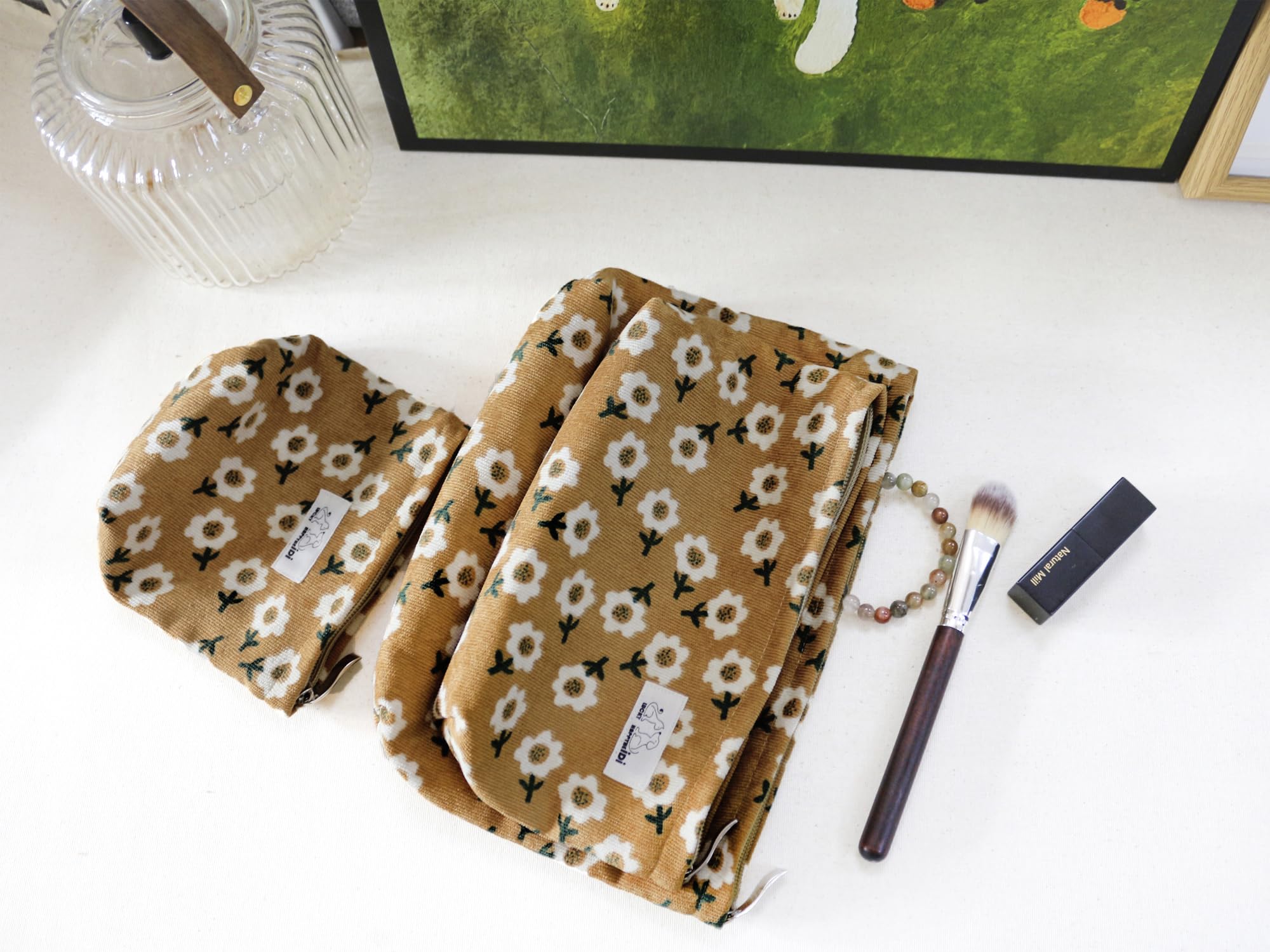 HAPPYHEIDI Makeup Pouch Organizer