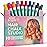 Blue Squid Hair Chalk for Girls Pens - 10 Vibrant Temporary Hair Color for Kids - Ideal Christmas, Birthday Gifts for Girls & Teens - Kid Safe, Washable Hair Dye for Ages 6 7 8 9 10 11 12