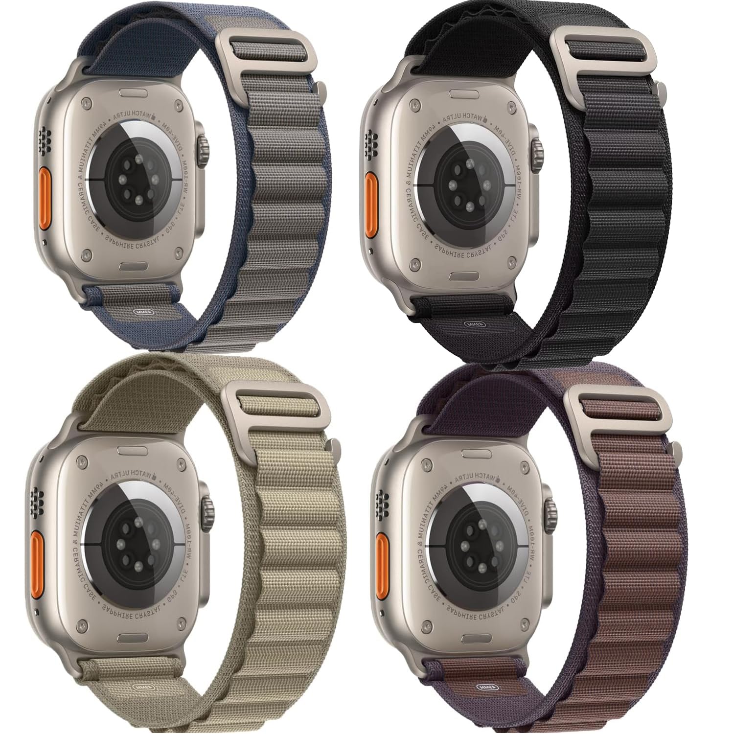 Amazon.co.jp: 4本セット アルパインループ Apple Watch バンド G字