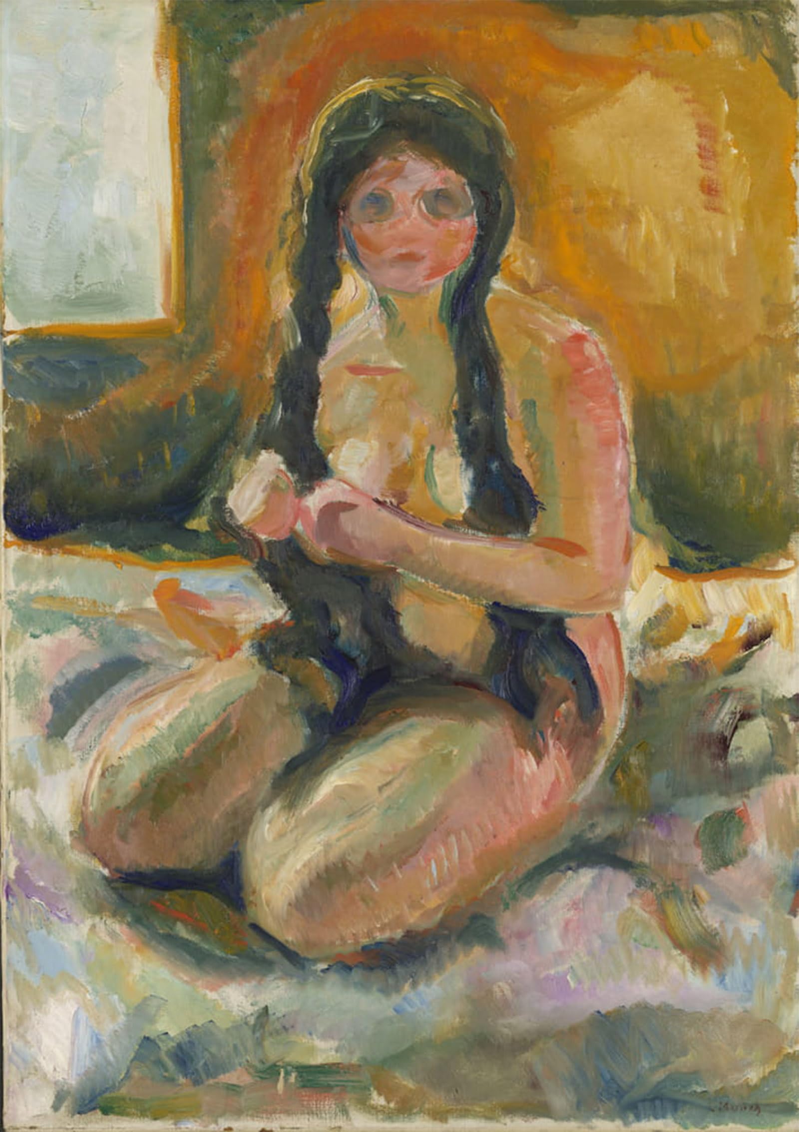 Cuadro en lienzo de Edvard Munch decorativo con formato vertical de 60x90cm 5