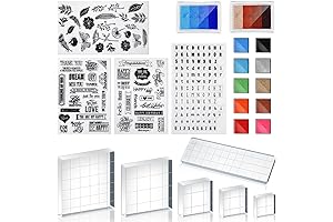22-Piece Stamping Supplies Set for Card Making