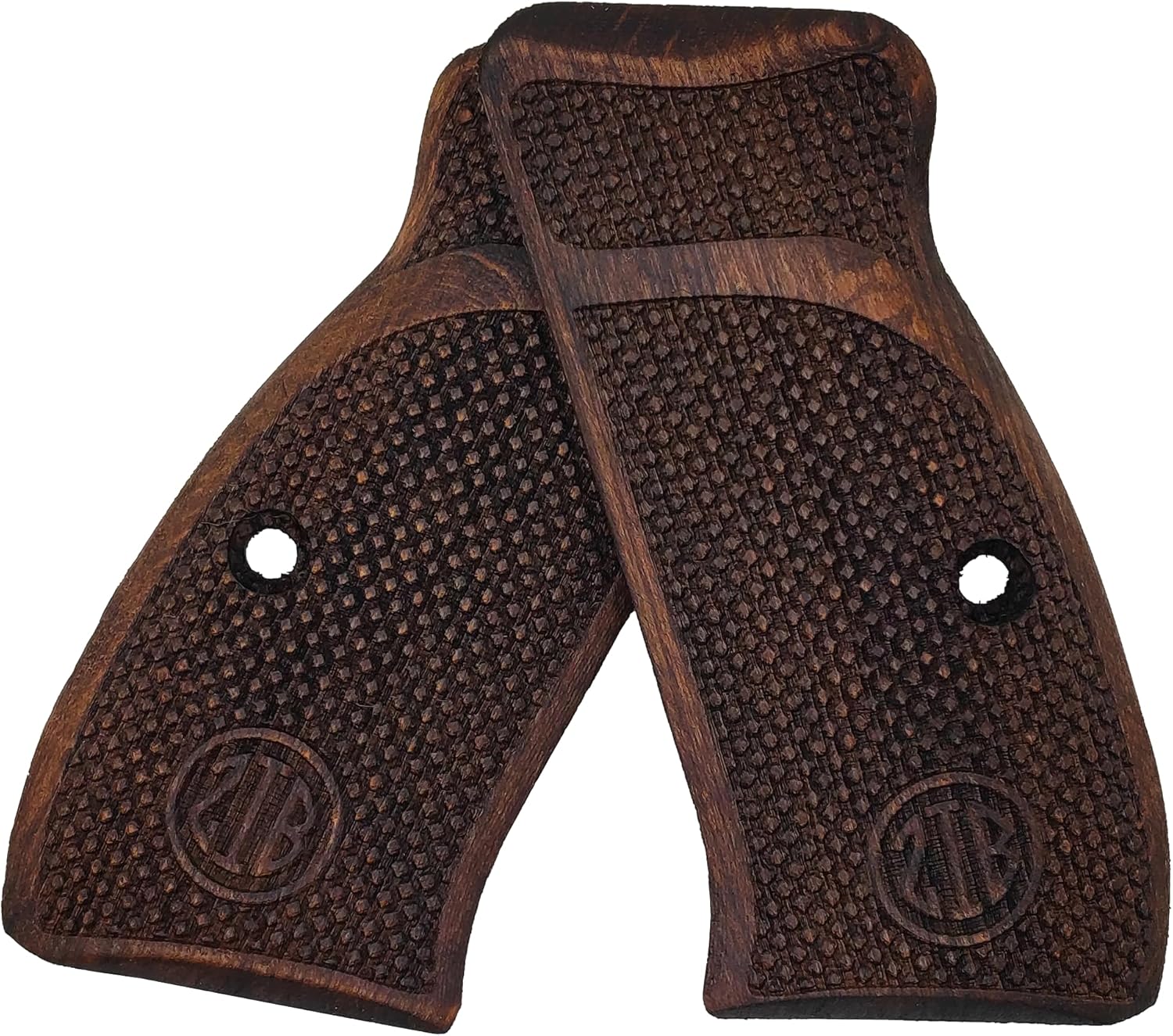 Wood Grips for CZ 75/85 Compact, CZ P-01, CZ 75 D PCR, P100, C100, Tristar T100, Veteran Gift, Featured at Shot Show