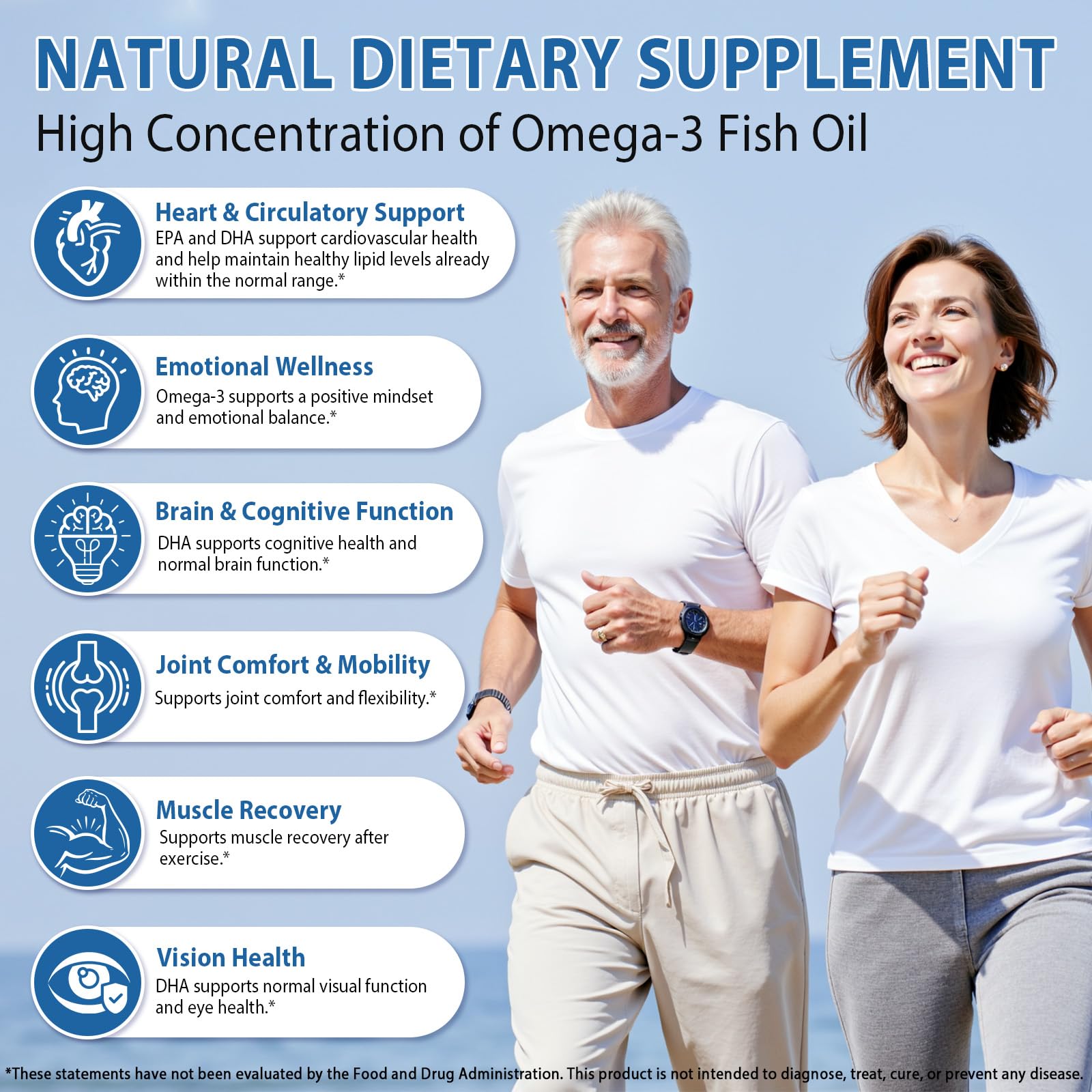 Omega 3 Fish Oil Supplements, 4200mg Fish Oil with EPA & DHA, Enteric Coated Softgels, Lemon Flavor, Daily Omega-3 Fatty Acids Supplement for Nutritional Support & Overall Wellness – 240 Softgels — Amazon image 4