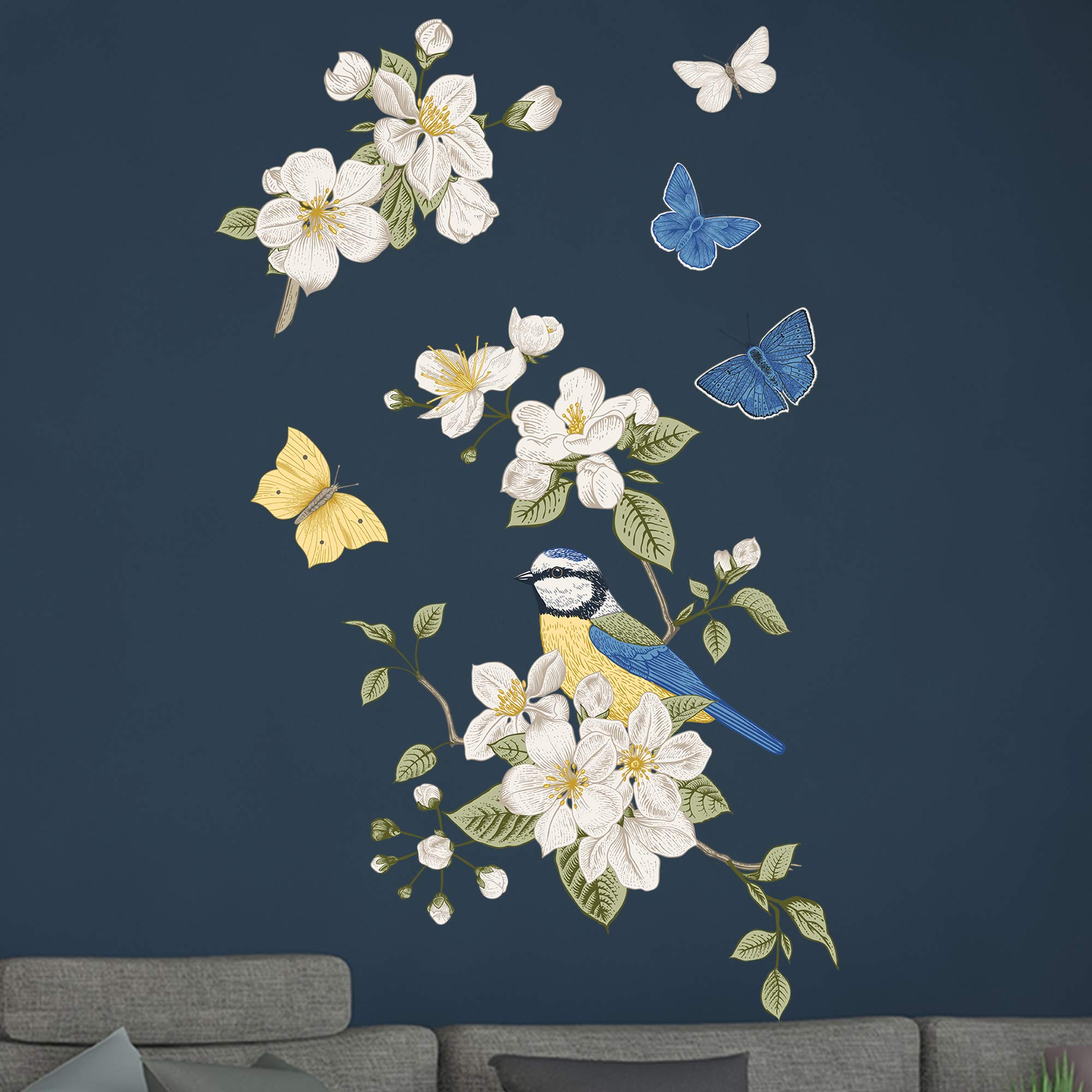 Buy Asian Paints WallOns 'Field of Happiness' Decal, DIY Removable