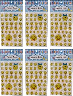 طقم ستيكر لاصق بلاستيك بتصميم رموز تعبيرية للاطفال من 3 ايه 21915-3-27 - متعدد الالوان 21915-3-27-3A-5120 - متعدد الالوان 27