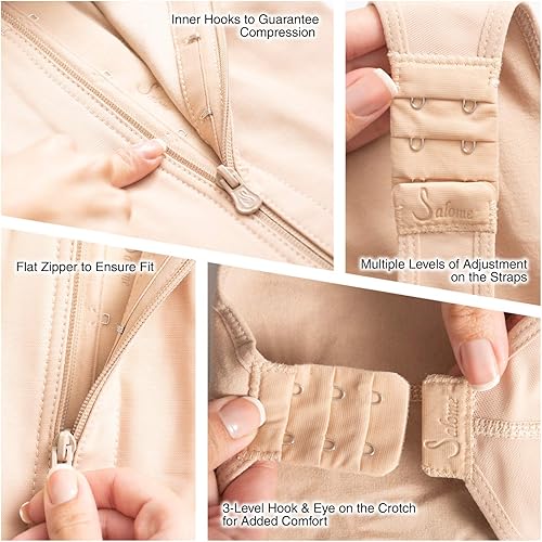 Miniatura 6 de Salome Fajas Colombianas Shapewear for Women Postparto and Postsurgery Reductoras y Moldeadoras
