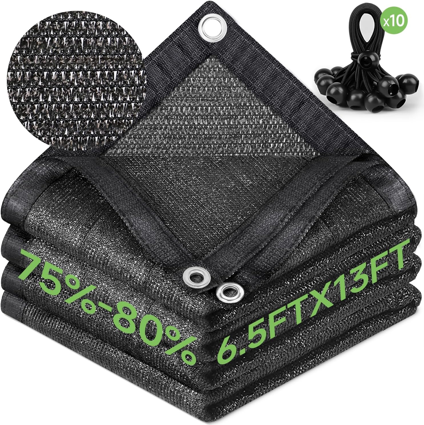 F.O.T Greenhouse Plant Shade Net, 7580 6.5ftx13ft Sunblock Shade