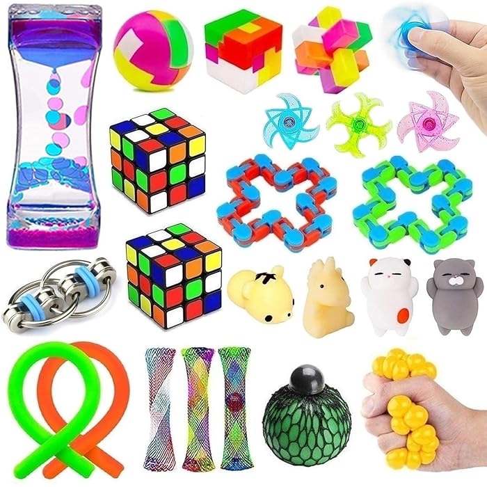 Buy LINKCITY CREATIVE 22 Pack Sensory Fidget Toys Set, Fidgets for Kids
