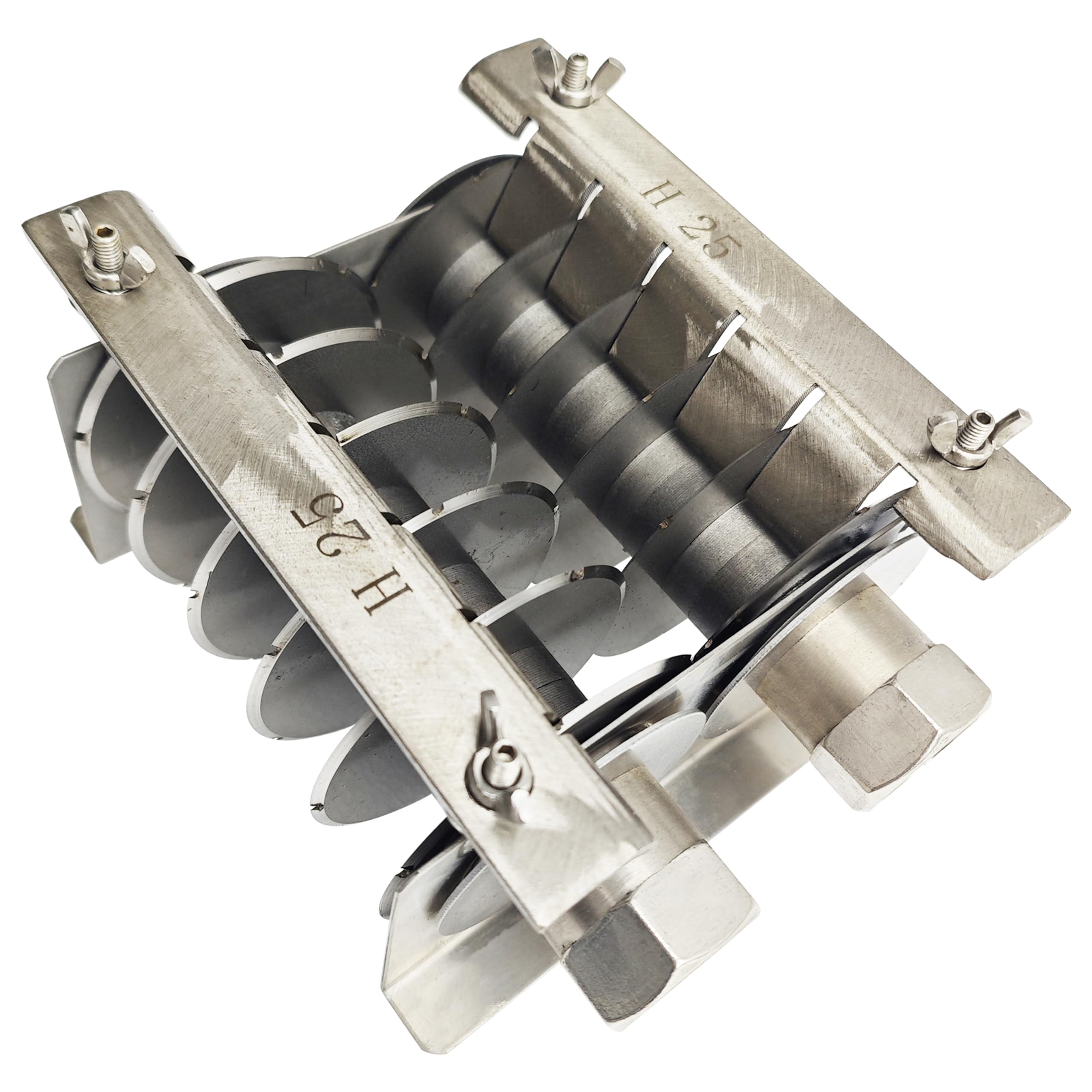 TECHTONGDA 25mm Blade Set for Commercial Meat Cutter Slicer Grinder TJ130L QE QH QSJ-A TJ-130L-B