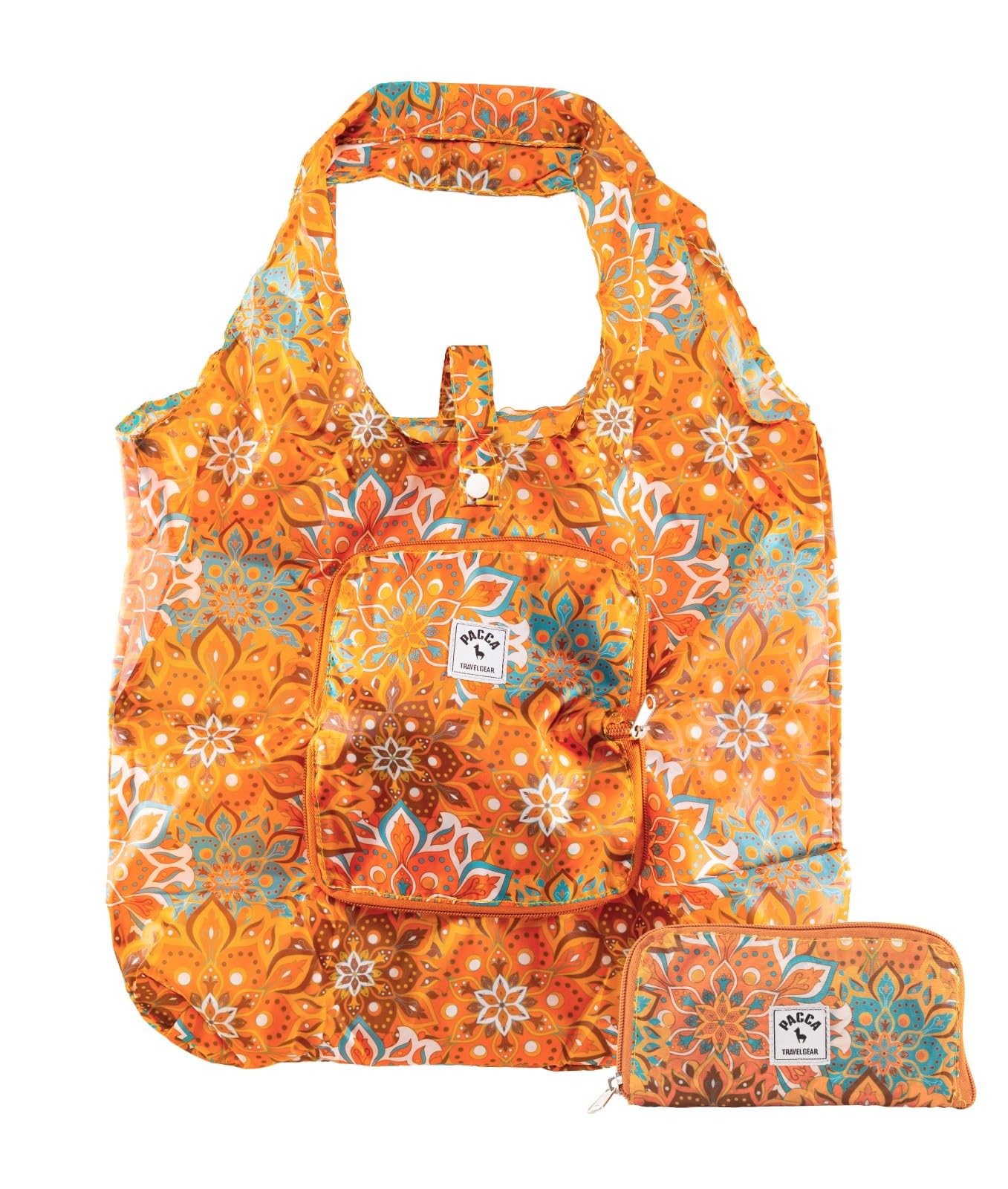 Pacca Packable Tote Bag Travel Shopping Bag Foldable Tote Bag for Travel, Grocery, Beach, Cruise Ultra Light Tote