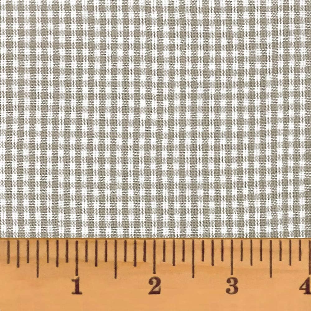 Magnolia Gray 2 Homespun Cotton Plaid Fabric by JCS - Sold by The Yard