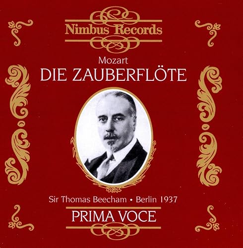 Mozart Die Zauberflote The Magic Flute - Prima Voce Series Beecham, Strienz et al