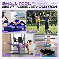 Vista 7 de Resistance Bands, Figure 8 Resistance Band, Exercise Bands with Handles, Weights Workout Bands for Arms, Back, Shoulder, Leg, Physical Therapy