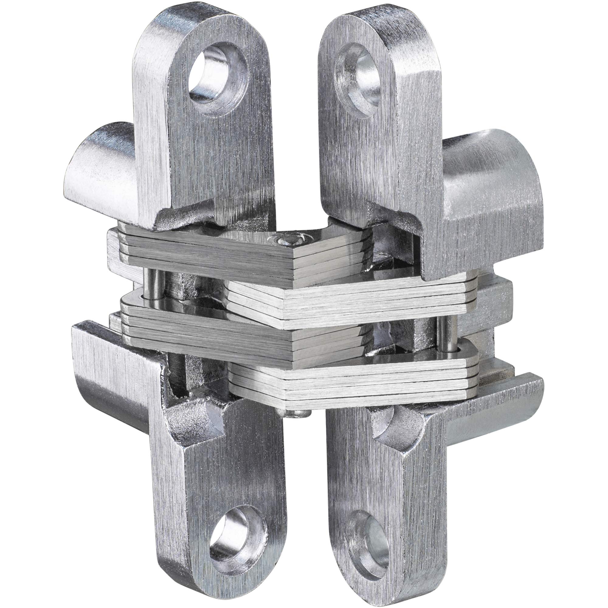 Gedotec Drill-in Hinge in Stainless Steel Look, 2 Pieces, 12 x 45 mm - Image 2