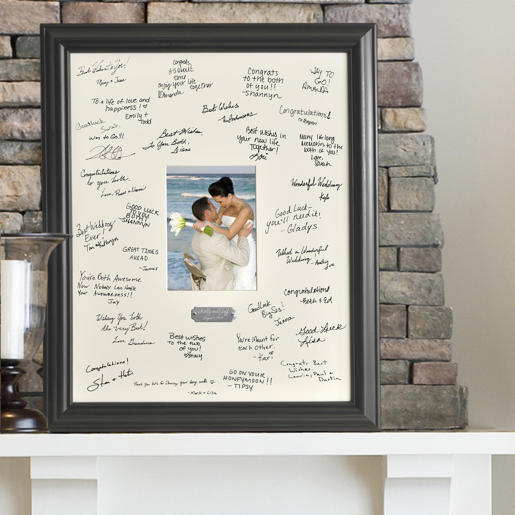 Personalized Signature Frame w/Plate