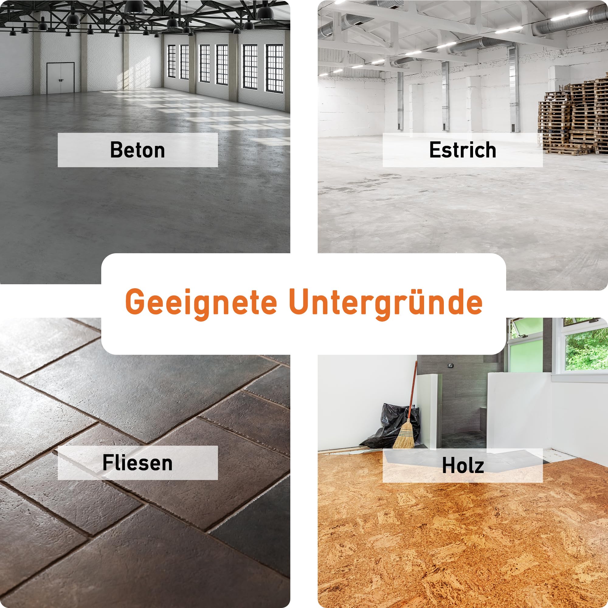 Home Profis® HPBM-1500 2K Epoxidharz Bindemittel für Steinteppich Innen & Außen (0,6kg) – Transparent, geruchsarm, ausreichend für 10kg Marmorkies