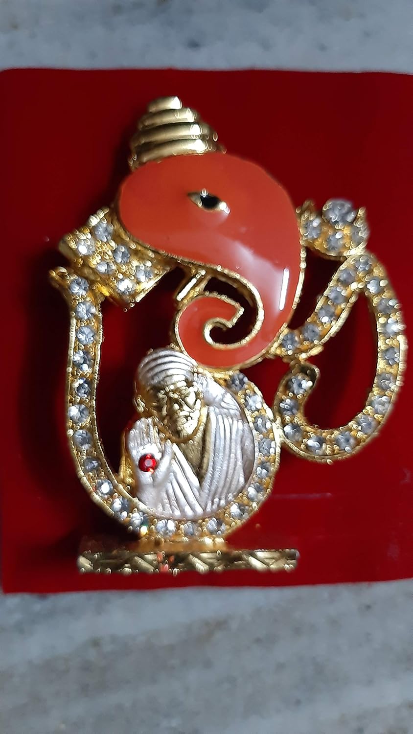 Smallneeds Lord Ganesh Idol for Car Dashboard/Car Dashboard god Idols