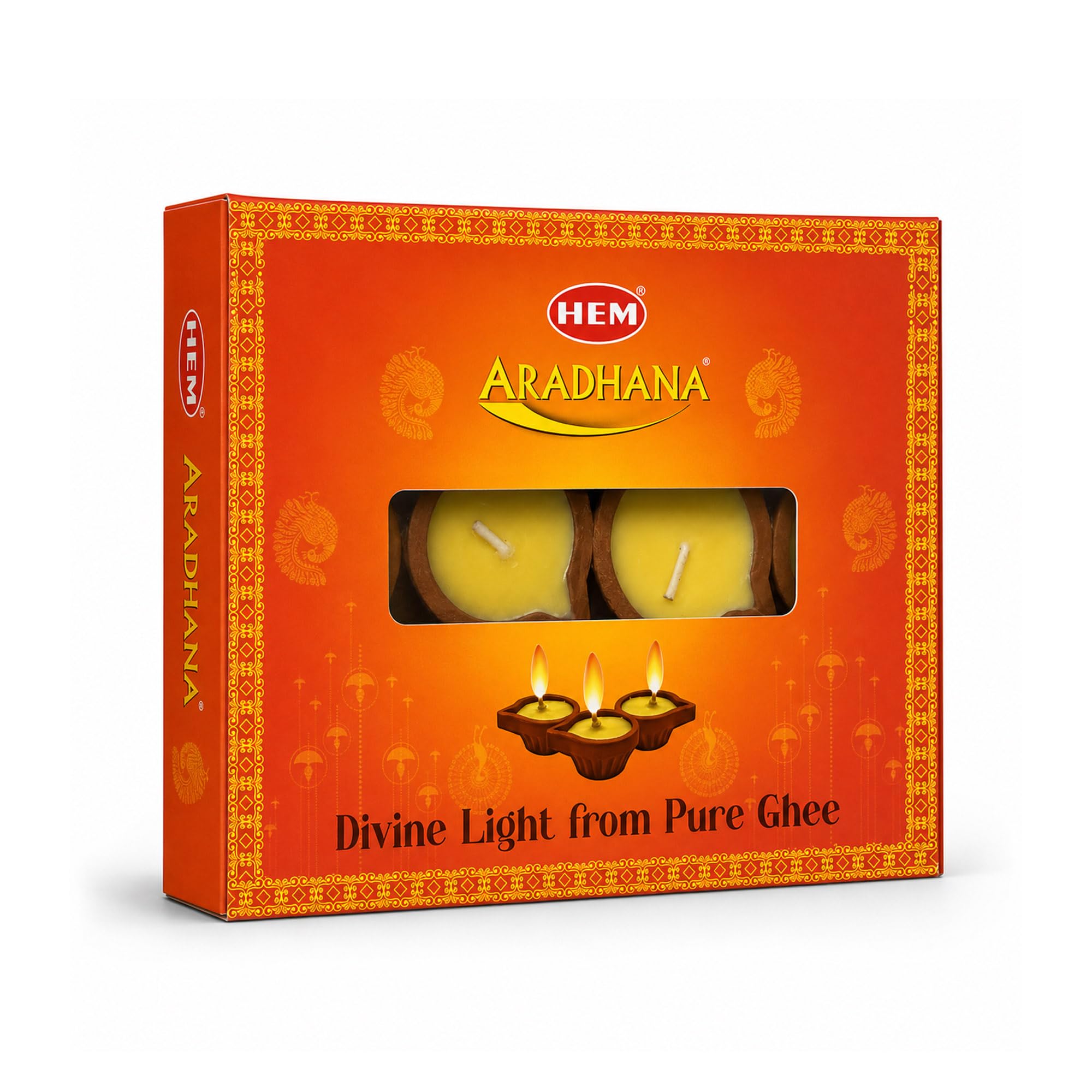 Hem Ready to Use Pure Ghee Mitti Diya for Puja (Pack of 12) | Eco-Friendly Clay Ghee Diyas with Cotton Batti for Daily Pooja, Diwali & Mandir Rituals