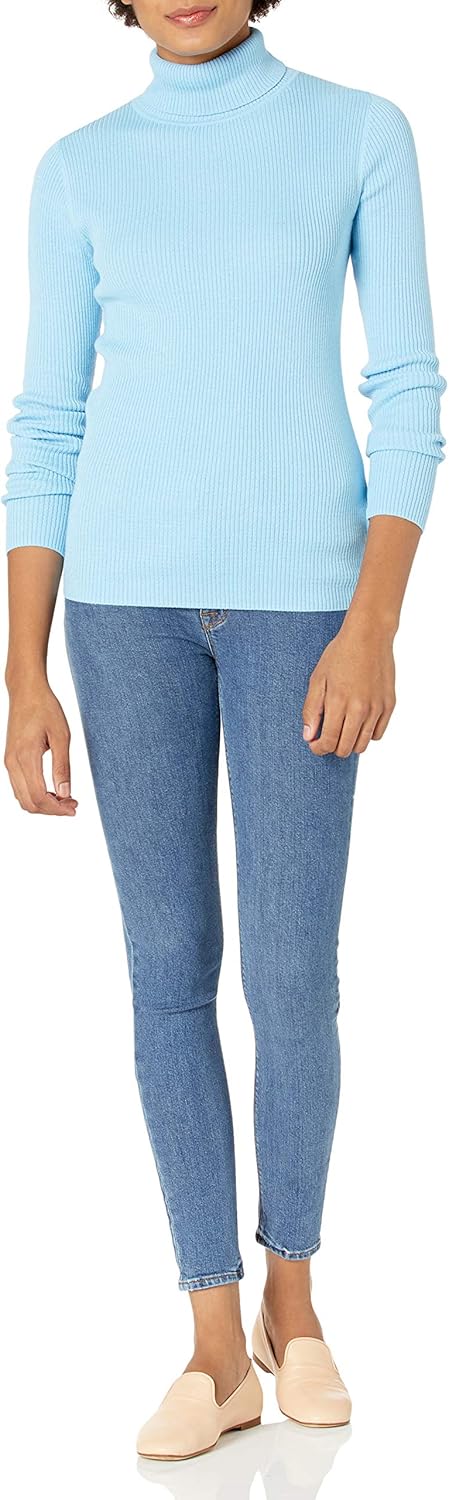 Amazon Essentials Women's Slim-Fit Lightweight Long-Sleeve Turtleneck Sweater - Image 4