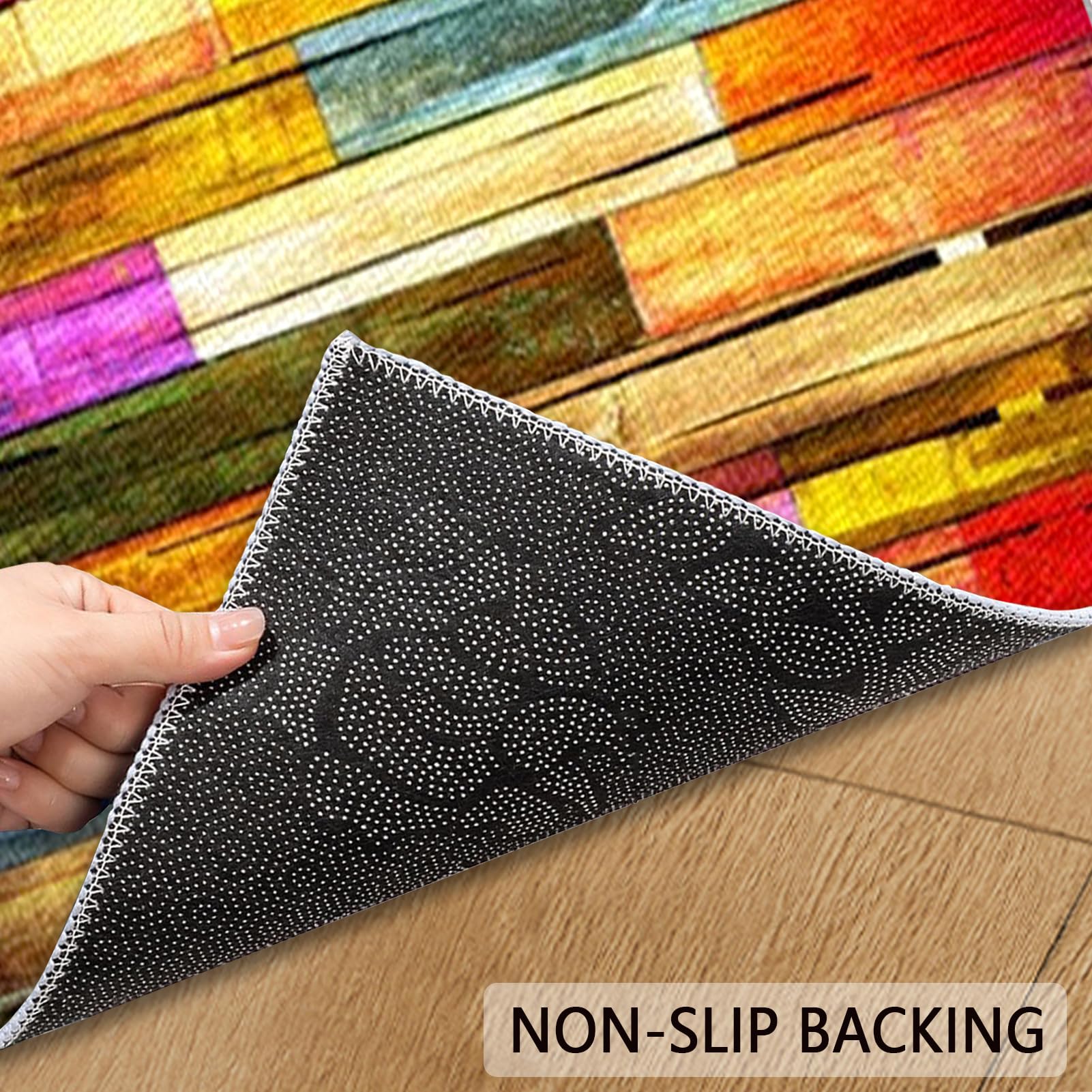 Tapis Couloir Long Antidérapant Lavable Tapis Cuisine Devant Evier 50 x 300 cm Tapis Entrée Intérieur Tapis Cuisine Absorbant Tapis de Passage pour Cuisine Chambre Entrée Salle de Buanderie