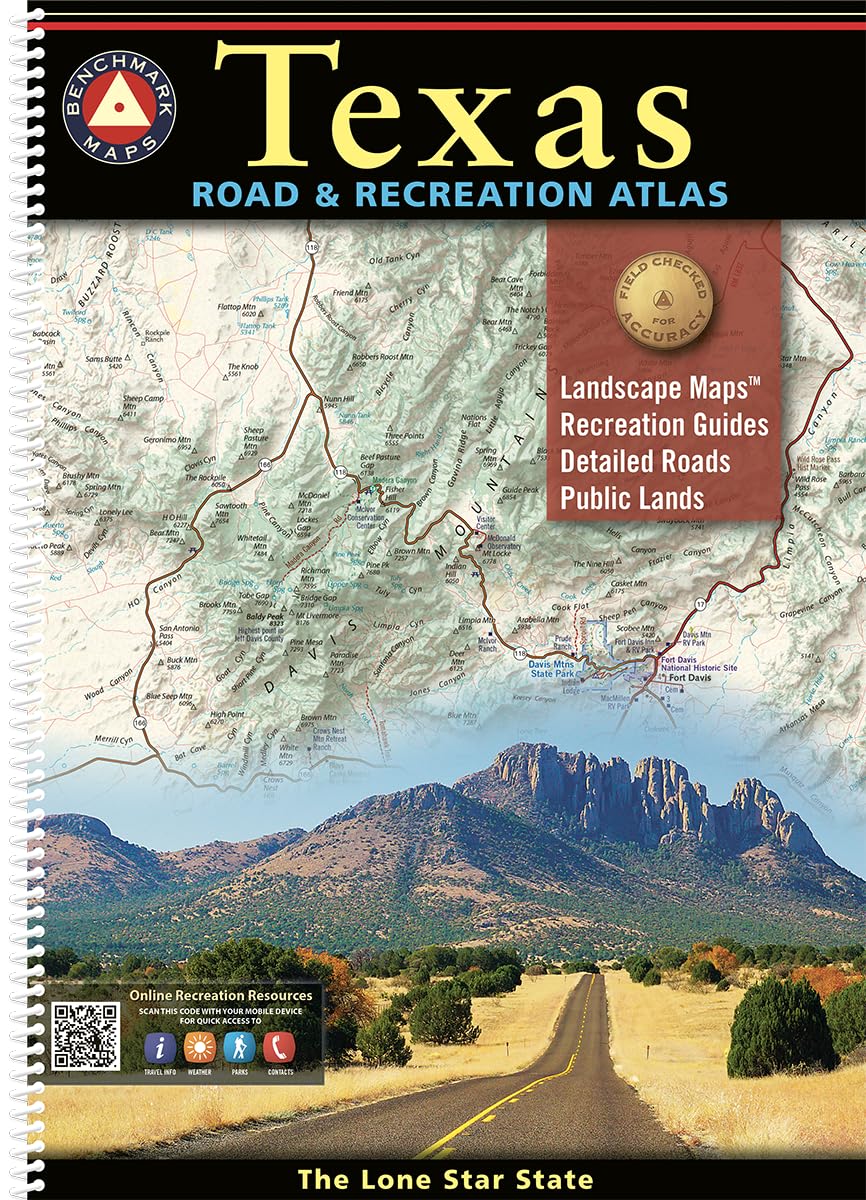 Texas Road and Recreation Atlas - 3rd Edition, 2025