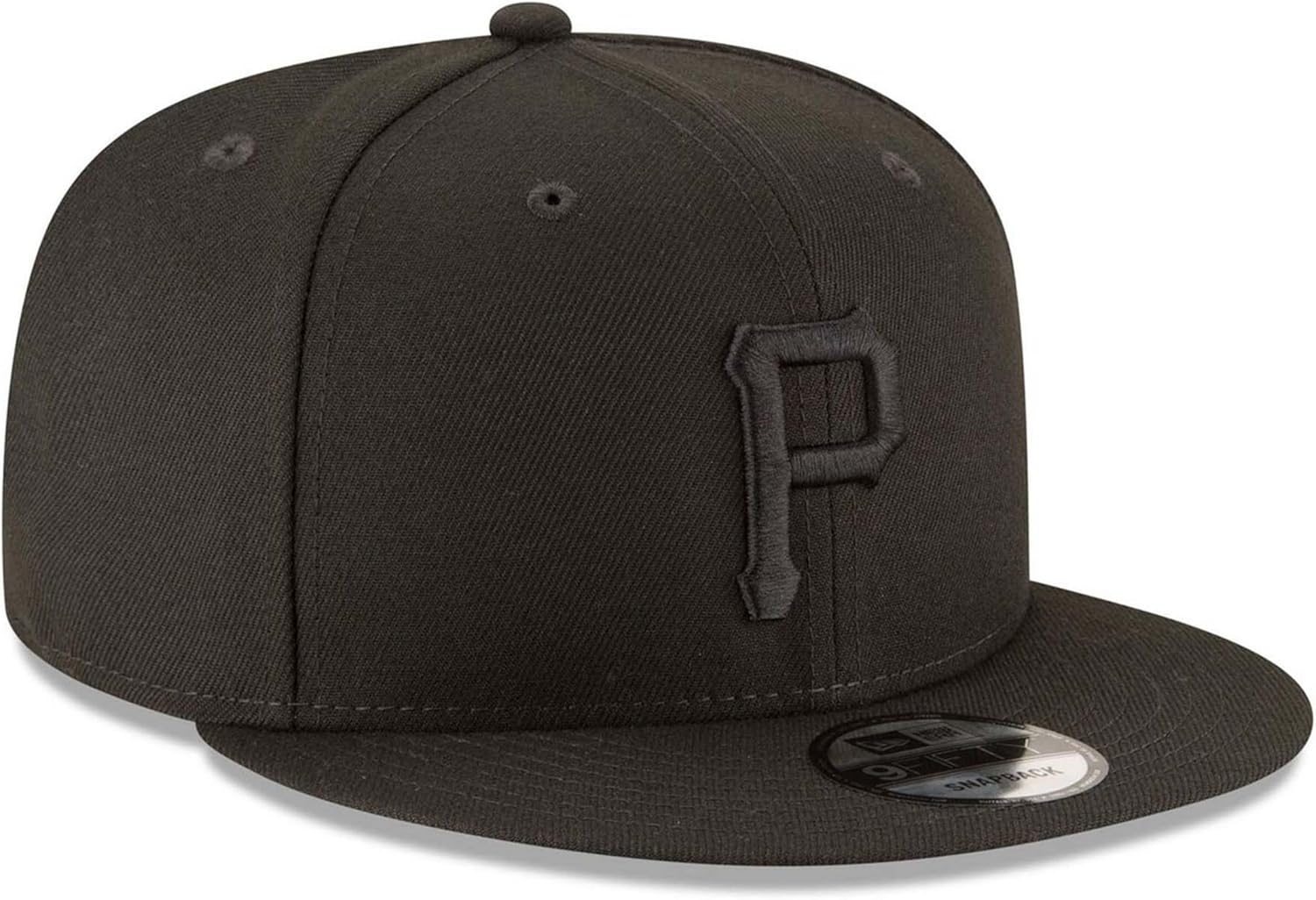 New Era MLB 9FIFTY Black Black Primary Logo Team Adjustable Snapback Hat Cap One Size Fits All - Image 3