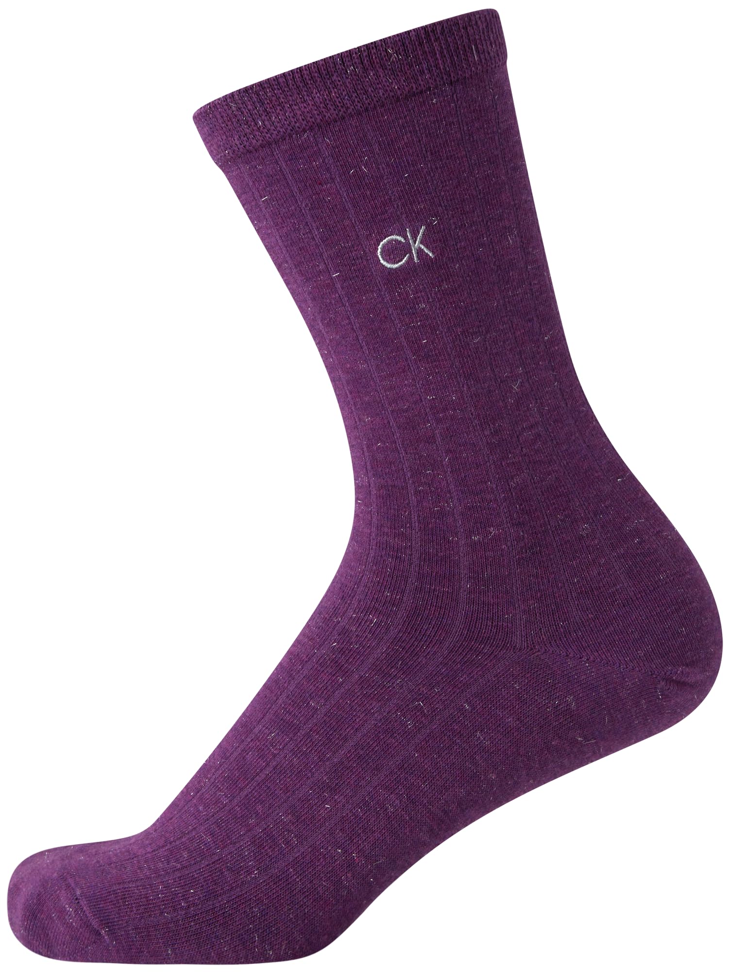 Calvin Klein Calcetines para mujer, paquete de 3/4 unidades, de algodón peinado, suaves, acanalados, a media pantorrilla, para mujer (tallas 4-10)