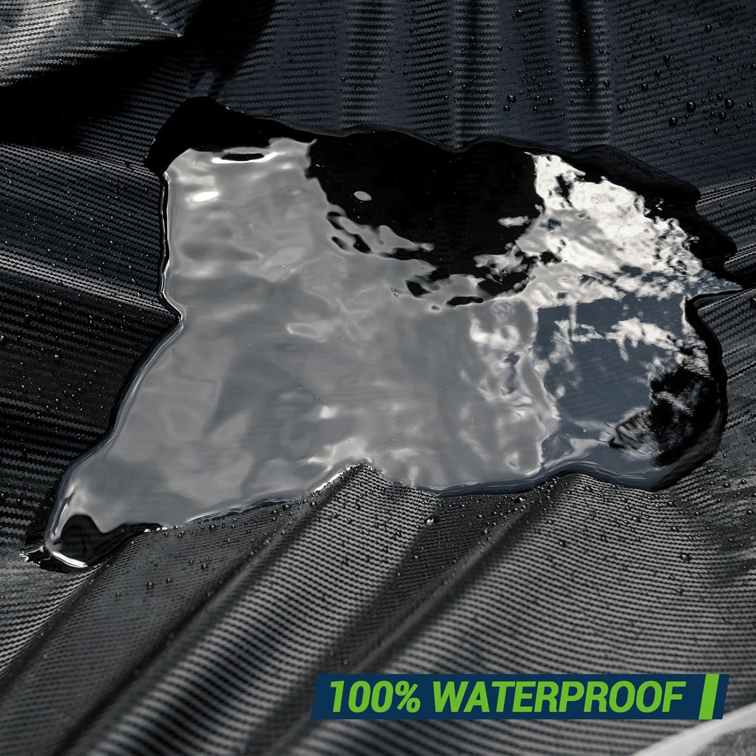 Truck Cover, Carbon Fiber Waterproof All Weather Protection Car Covers for Automobiles, Full Exterior Cover with Zipper, Outdoor Car Cover Sun UV Rain Snow Wind Protection, Truck T2 211"-240"