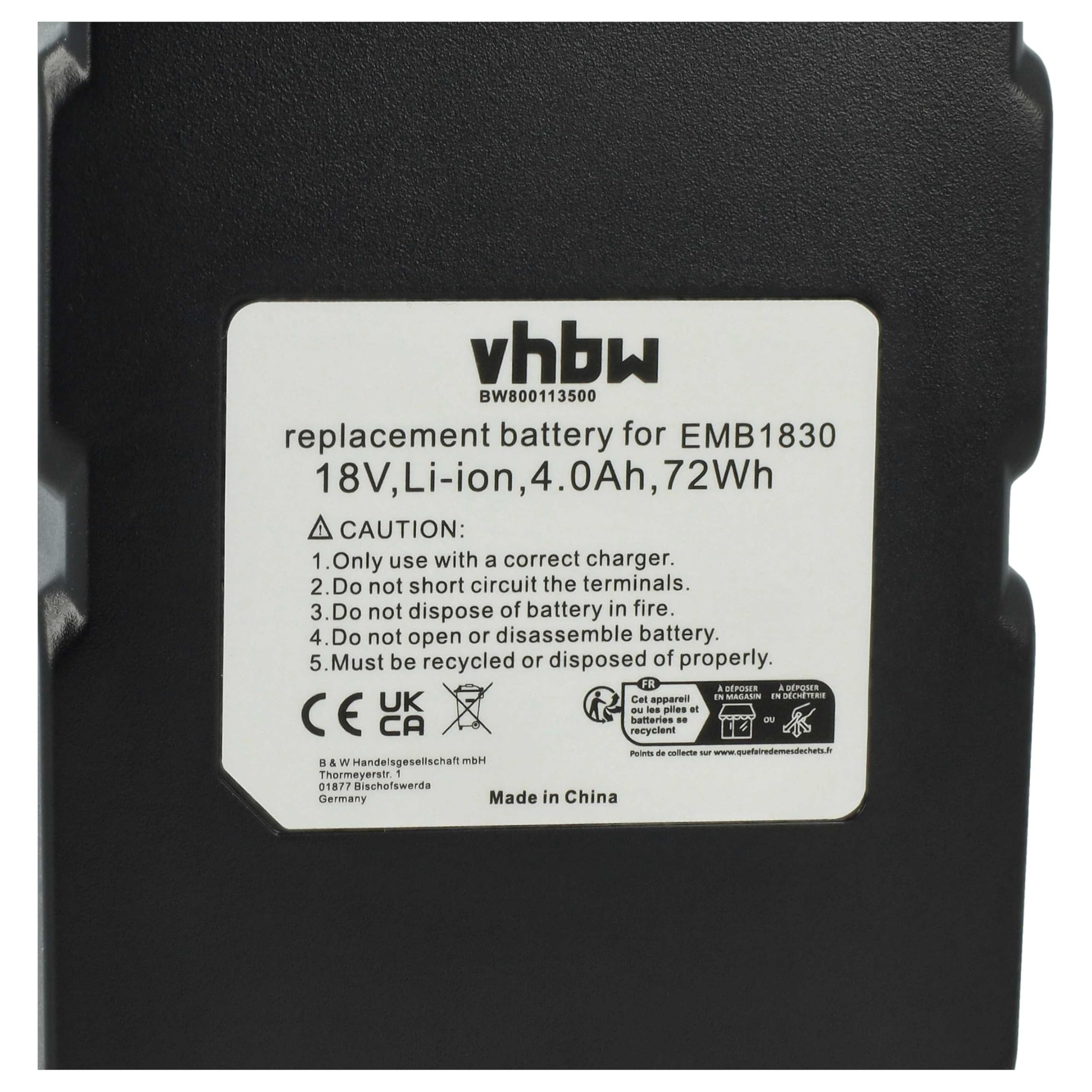 vhbw Batterie Compatible avec Hitachi DS 18DL