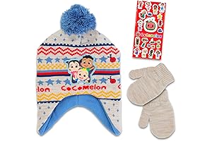 Cozy Winter Gear with Cocomelon Beanie and Mittens
