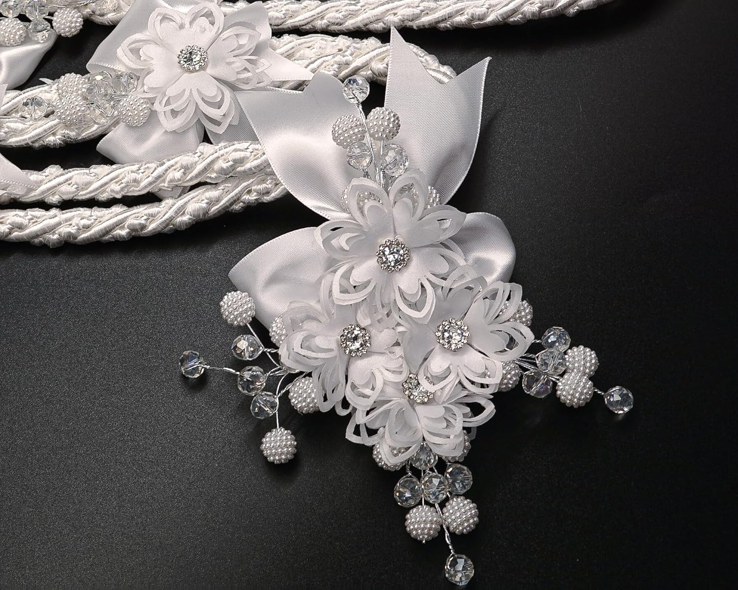 Lassos Boutique Ivory White Wedding Lasso Rope Traditional Lazo Cord (White)