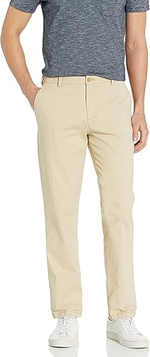IZOD Saltwater - Chino elástico con frente plano para hombre (descontinuado por el fabricante), PARENT