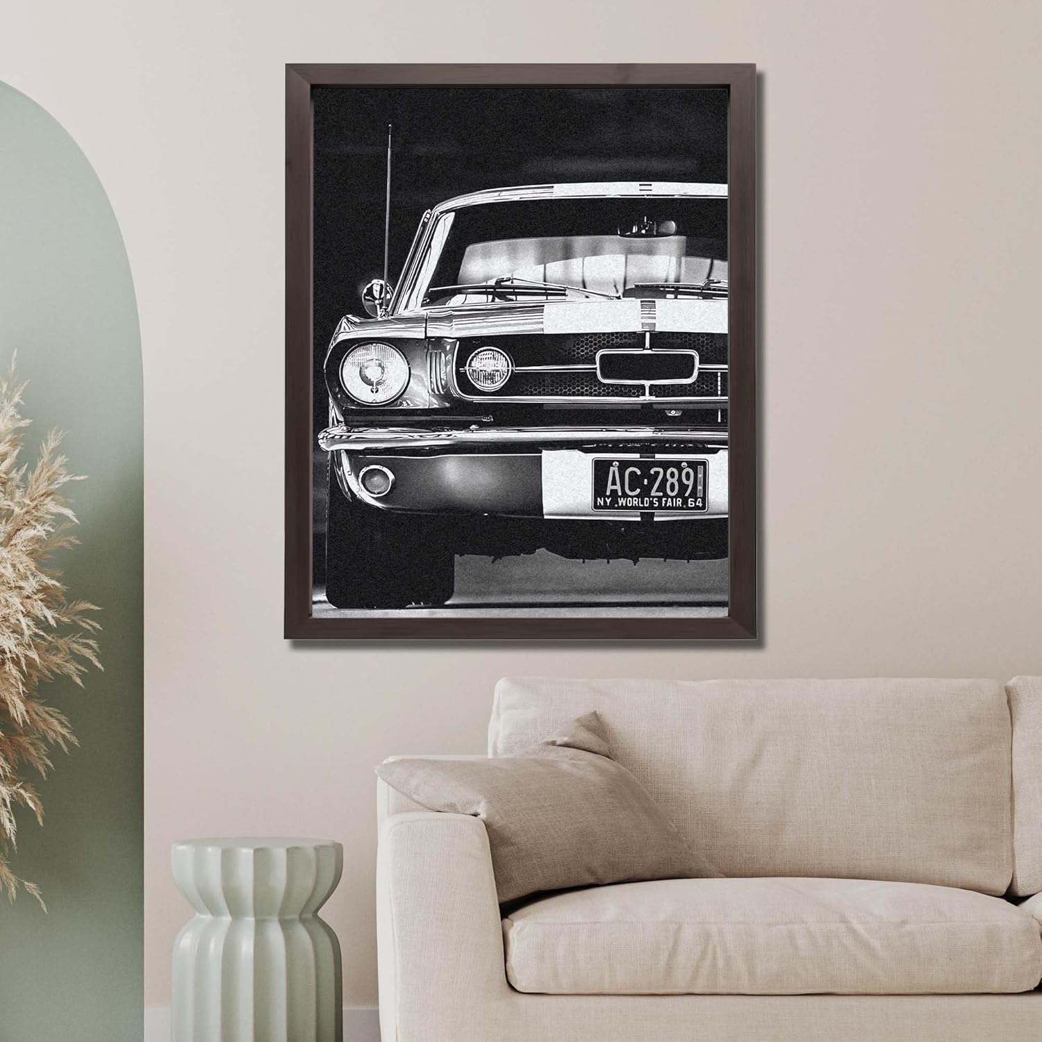 InkFlow Posters Vintage Car Photography Poster - Classic Car Art Print for Automobile Enthusiasts, Retro Wall Decor for Home, Office, and Car Lovers - 16x20 Unframed Canvas Print