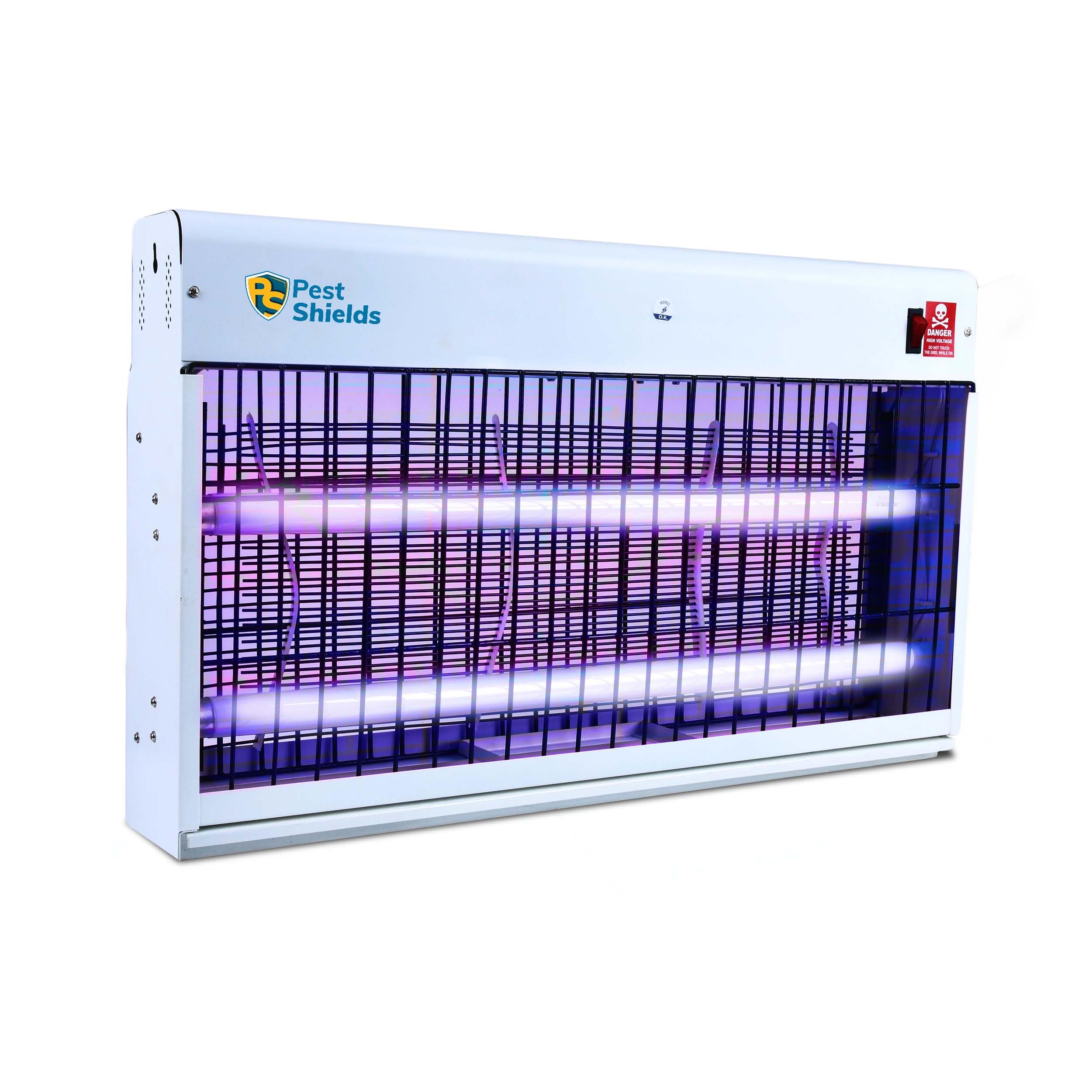 Flying Insect Killer Machine with 2 UV Tubes | Silent & Chemical-Free Fly Control for Home, Restaurants, Hotels & Offices - White-picture-14
