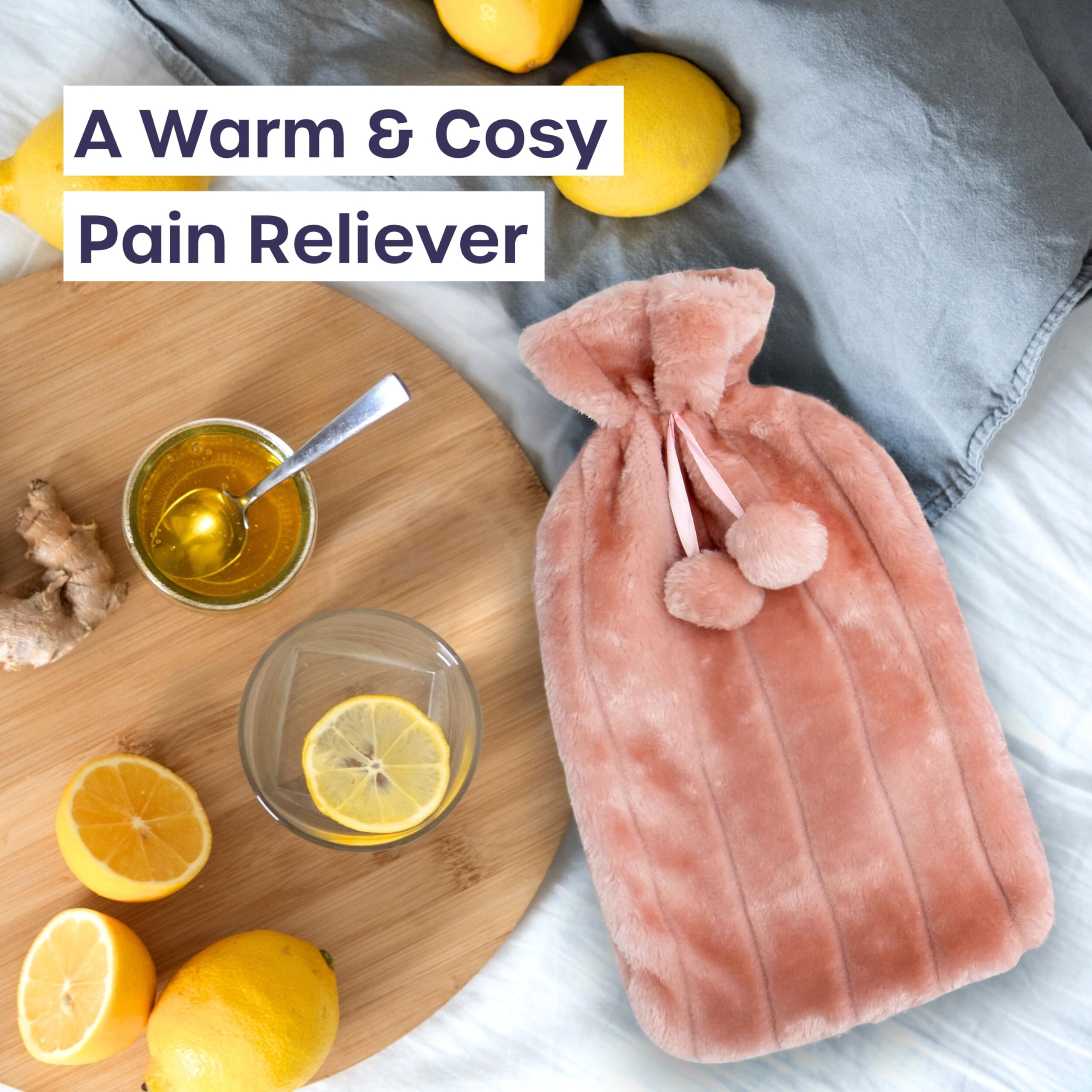 Hot Water Bottle (Pink - 3L)