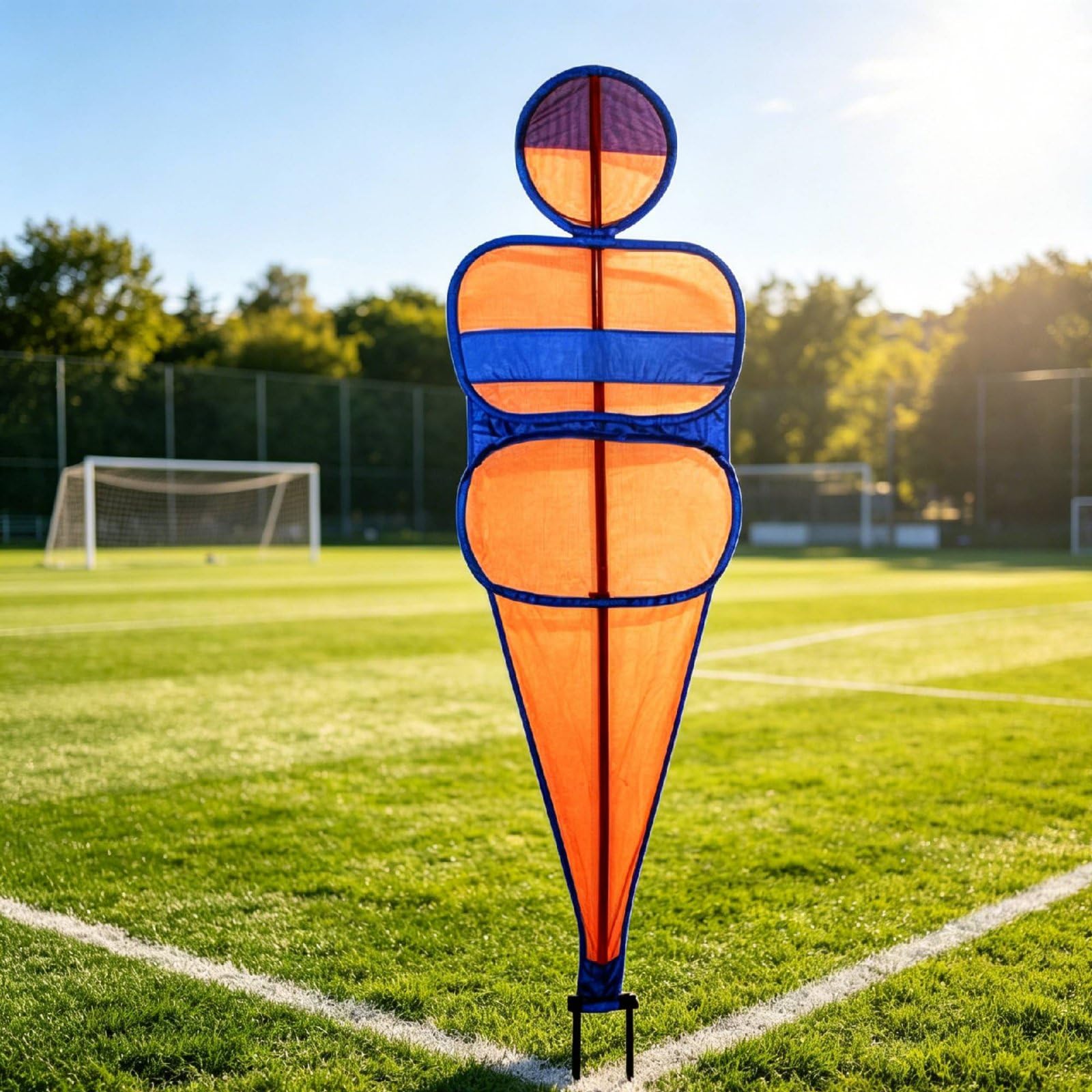predolo 2 Pezzi Manichino Calcio Punizione Uso All'aperto Manichino Calcio Punizione Resistente Agli Urti Attrezzatura Sportiva per Allenatori, Calciatori