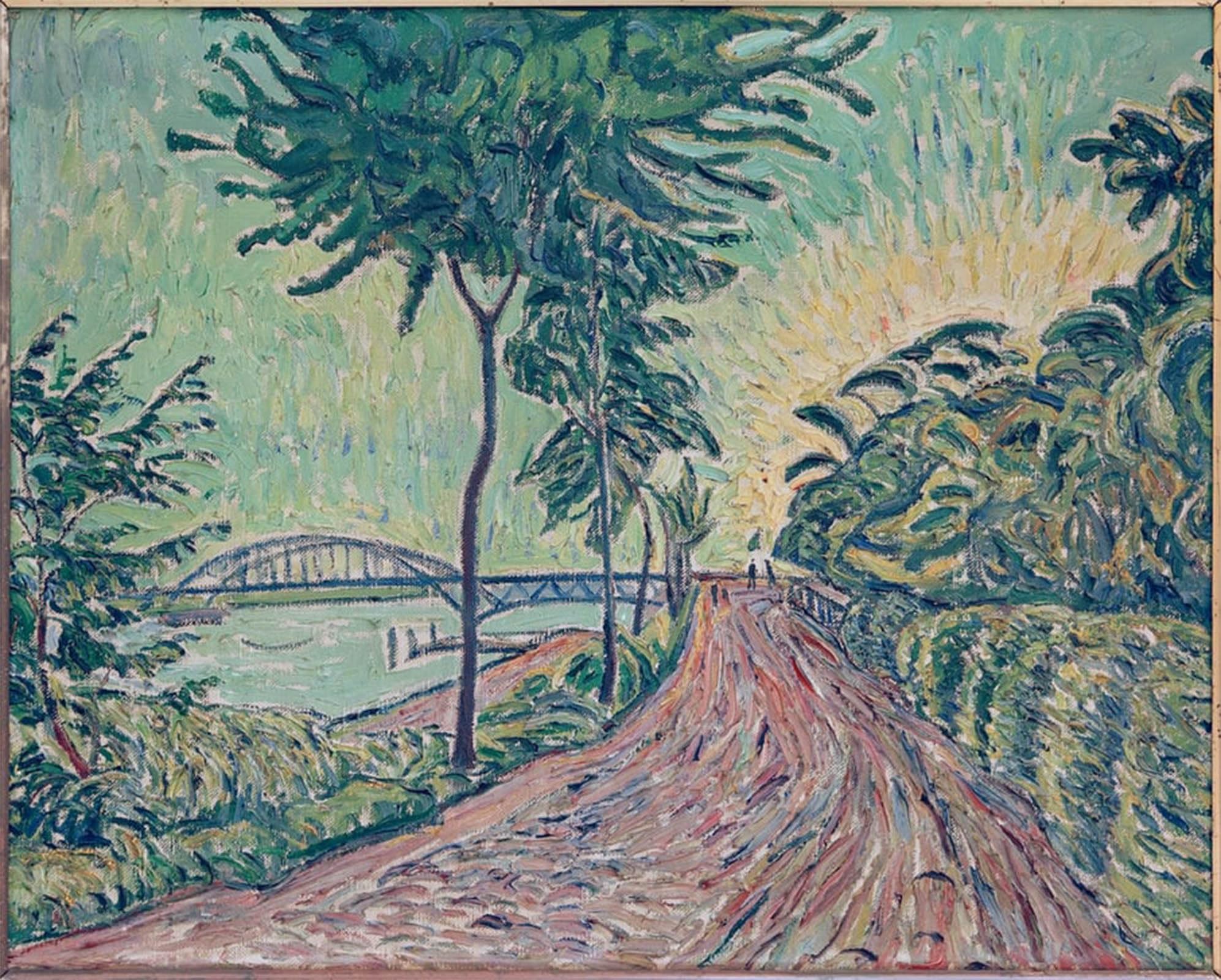 Lienzo de 60x90cm Ponte Havel a Baumgartenbrück de Theo Von Brockhusen 5
