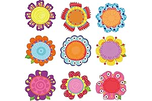 Versatile Spring Flower Cutouts for Classroom and Party Décor
