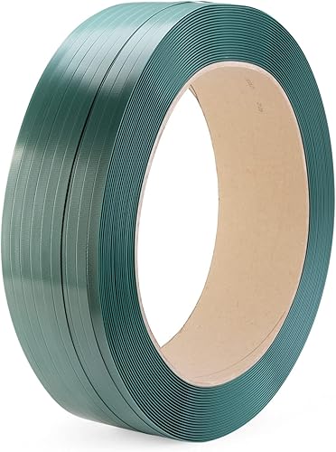 Miniatura 27 de IDL Packaging Rollo de flejado de poliéster (PET) de 1/2" x 0.025" x 3440' de tamaño de núcleo de 8" x 8", resistencia a la rotura de 780 libras