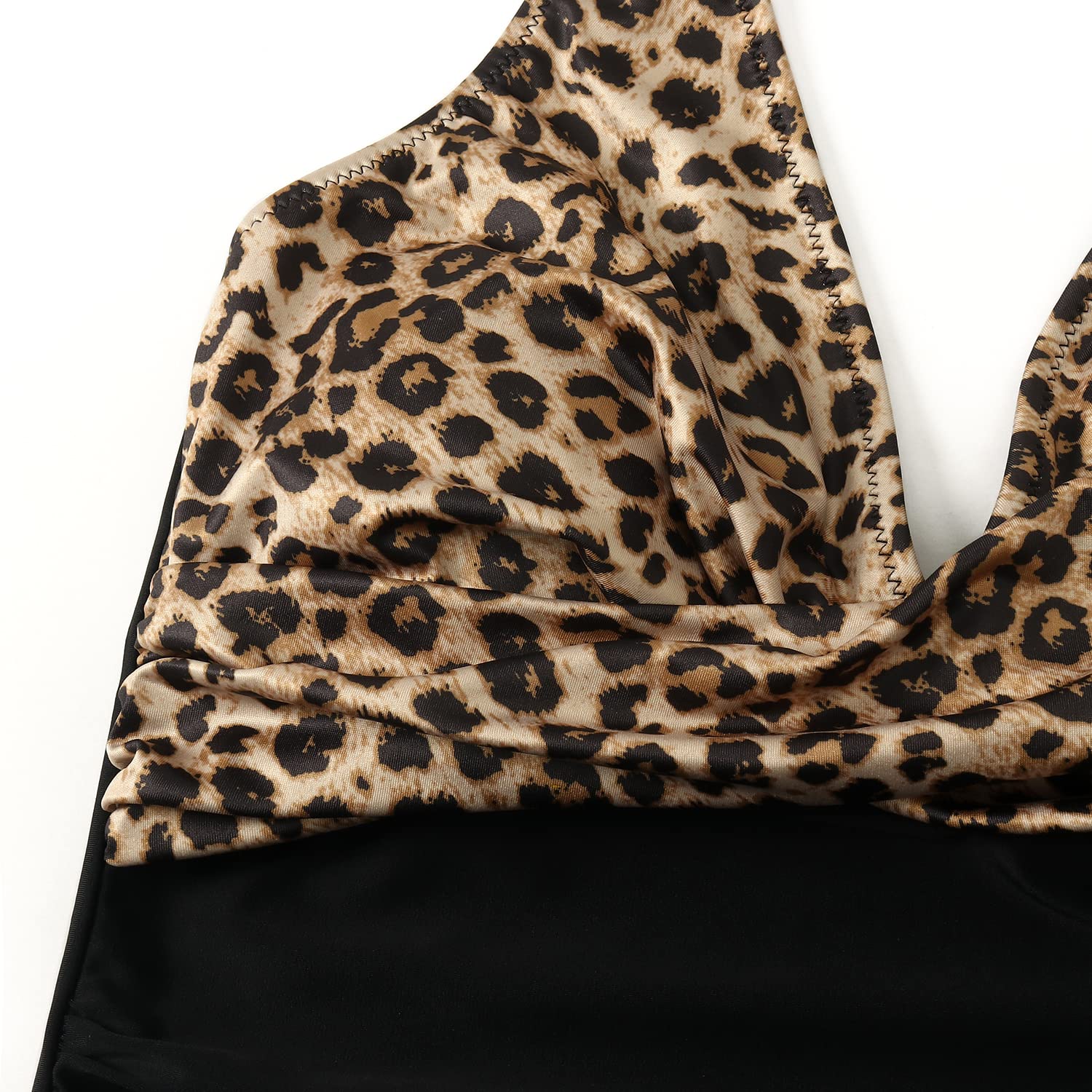 RXRXCOCO Traje de baño para mujer con forma push-up, traje de baño con espalda descubierta